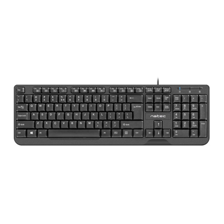 Keyboard Trout Slim     black USB klaviatūra