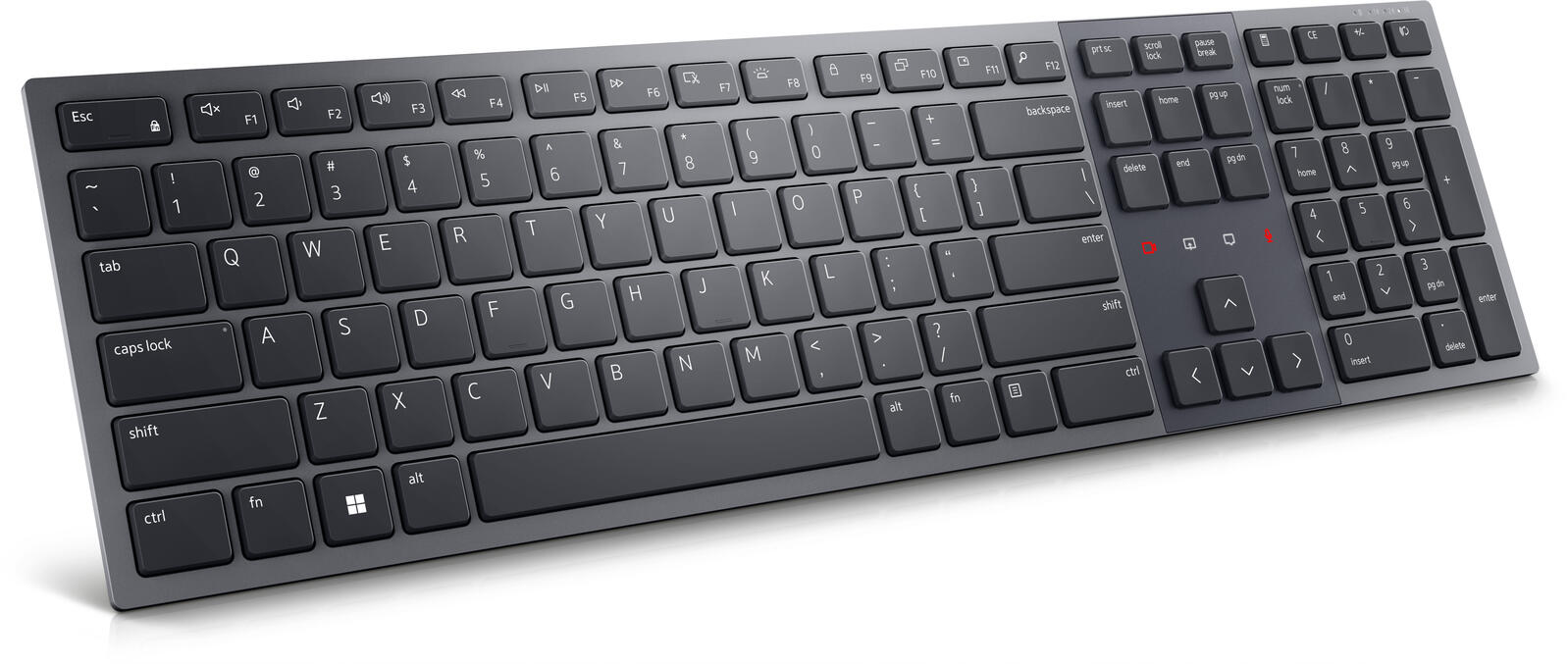 DELL KB900 keyboard RF Wireless + Bluetooth QWERTZ -vācu izkārtojums klaviatūra