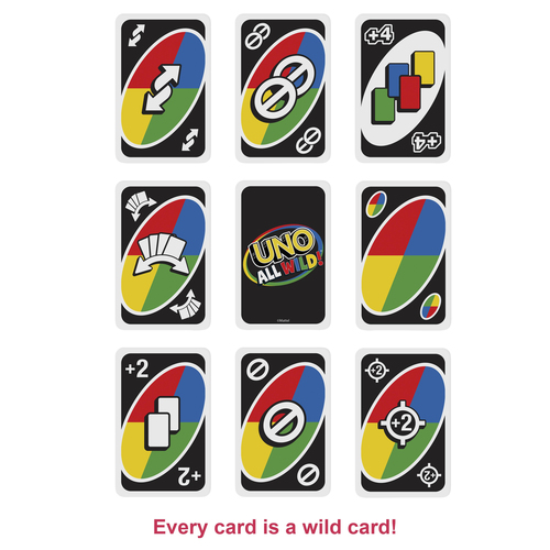 UNO All Wild Card Game puzle, puzzle