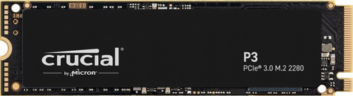 Crucial P3 - SSD - 1 TB - PCIe 3.0 (NVMe) Tray SSD disks