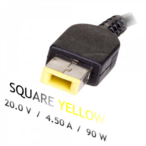  Akyga samochodowy AK-ND-42 (20V 4,5A 90W square yellow) portatīvo datoru lādētājs