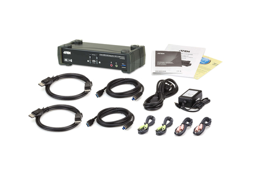 ATEN CS1922M - KVM / audio / USB switch - 2 ports KVM komutators