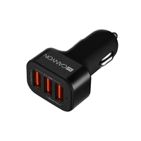 Canyon KFZ-Ladegerat 3Port 3.1A,3xUSB-A                black retail iekārtas lādētājs