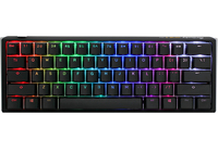 Ducky One 3 Classic Black/White Mini Gaming Tastatur, RGB LED - MX-Red klaviatūra