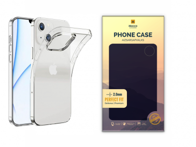 Mocco Original Clear Case 2mm Aizmugurējais Silikona Apvalks Priekš Apple iPhone 14 Plus Caurspīdīgs maciņš, apvalks mobilajam telefonam