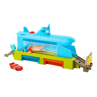 Disney And Pixar Cars Color Change Whale Car Wash Playset With 1 Vehicle Rotaļu auto un modeļi