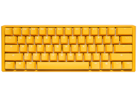 Ducky One 3 Yellow Mini Gaming Tastatur, RGB LED - MX-Speed-Silver (QWERTZ - vācu izkārtojums) klaviatūra