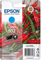 Epson 503 'Chilischoten' Tinte Single Pack Cyan mit RF/AM Tag kārtridžs