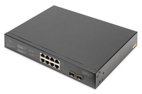 DIGITUS KVM Switch 8-Port 4K 2xSFP 8xPort schwarz KVM komutators