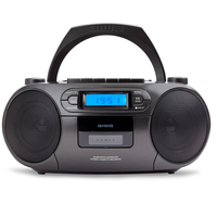 Aiwa BBTC-550BK portable stereo system Digital 6 W Black magnetola