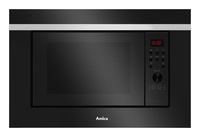 Amica AMGB20E2GB F-TYPE  Built-in Combination microwave 20 L 700 W Black Cepeškrāsns