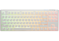 Ducky One 3 Classic Pure White TKL Gaming Tastatur, RGB LED - MX-Silent-Red (US) klaviatūra