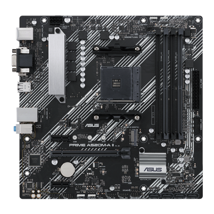 ASUS PRIME A520M-A II AMD A520 pamatplate, mātesplate