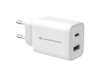 CONCEPTRONIC Ladegerat 2Port  33W,1xUSB-C/1xUSB-A PD weis Baterija