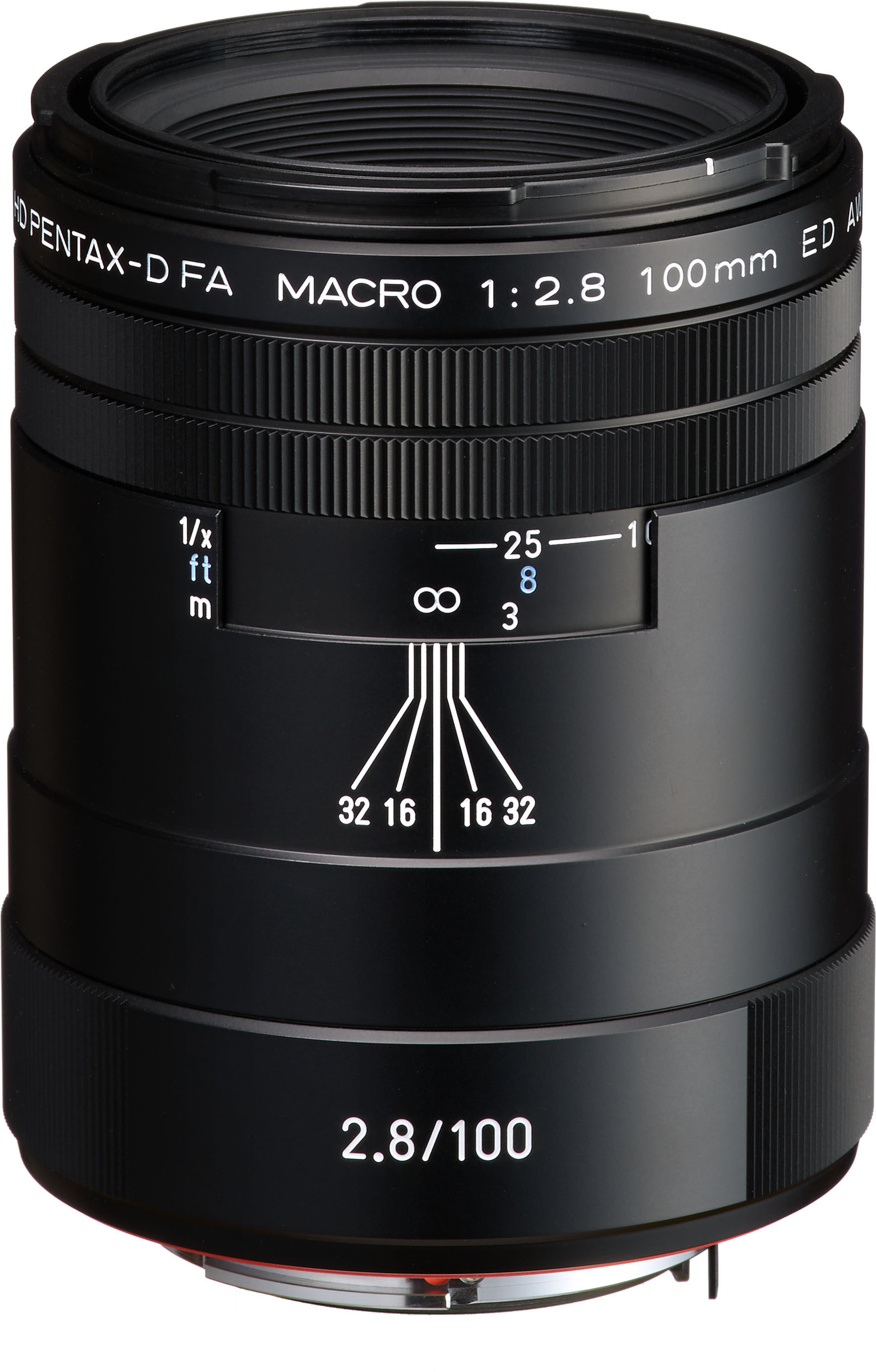 HD Pentax D-FA 100mm f/2.8 Macro ED AW lens, black 0027075304857 20320 (4549212304859) foto objektīvs