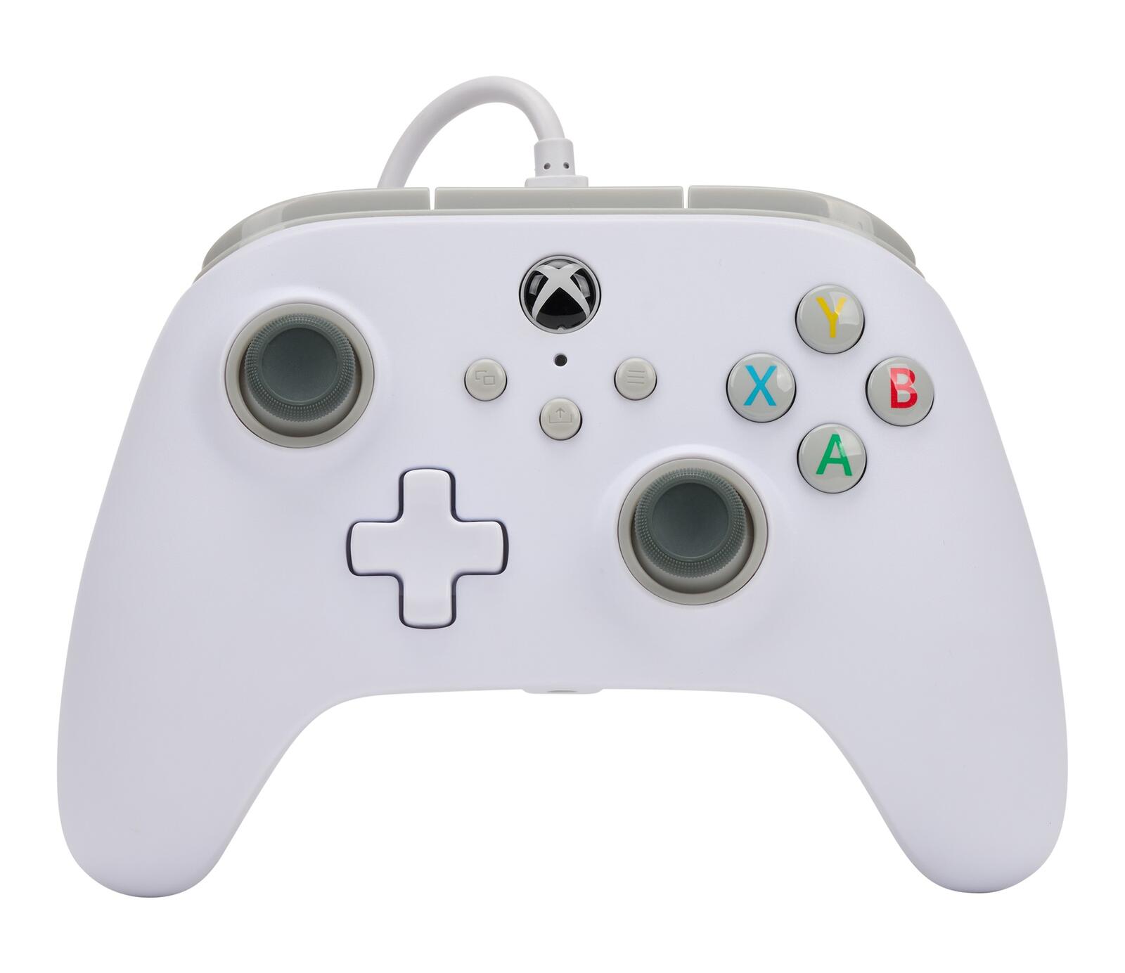 PowerA Xbox Pad przewodowy bialy spēļu konsoles gampad