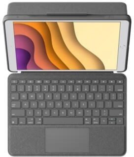 Logitech Combo Touch - Tastatur und Foliohalle - mit Trackpad - QWERTZ - Deutsch - Graphite 5099206090149 klaviatūra