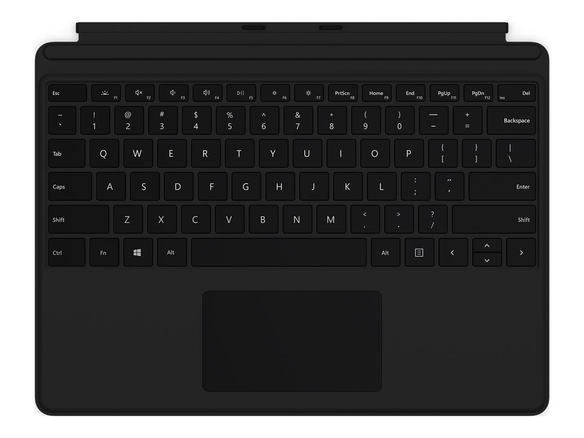 Microsoft Tab MS Surface Pro X Keyboard Commercial black QWERTZ, german 889842512694 Planšetes aksesuāri