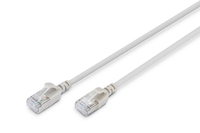 DIGITUS Patchkabel CAT 6A F/FTP Slim 1,50m grau tīkla kabelis