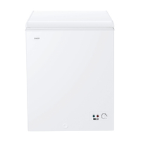 Candy | Freezer | CCHH 145E | Energy efficiency class E | Chest | Free standing | Height 84.5 cm | Total net capacity 137 L | White Horizontālā saldētava