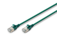 DIGITUS Patchkabel CAT 6A F/FTP Slim 2,00m grun tīkla kabelis