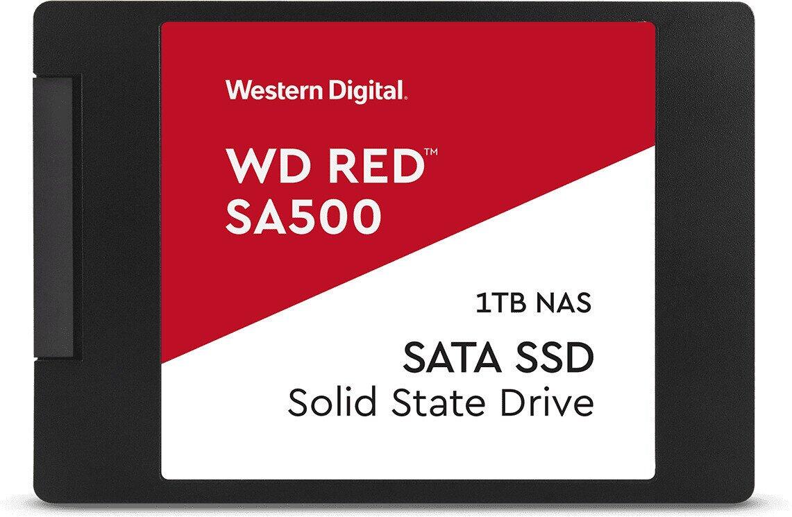 WD Red SA500 NAS SSD 2.5'' 1TB SATA/600, 560/530 MB/s, 7mm, 3D NAND SSD disks