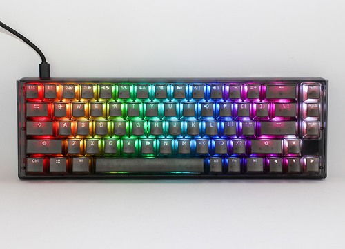 Ducky One 3 Aura Black SF Gaming Keyboard, RGB LED - Gateron Baby Kangaroo klaviatūra