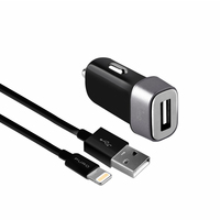 Ladowarka Puro Mini 1x USB-A 1 A  (MCHUSBAPLTCBLK) iekārtas lādētājs