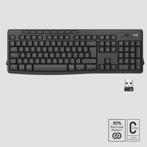 LOGITECH MK370 COMBO FOR BUSINESS GRAPHITE - CH - CENTRAL-419 klaviatūra