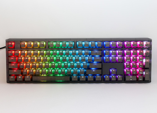 Ducky One 3 Aura Black Gaming Keyboard, RGB LED - MX-Silent-Red klaviatūra