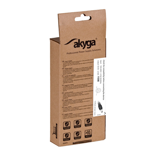 Akyga electric vehicle charger AK-EV-06 54.6V | 2A 110W 5.5 x 2.1mm 1m iekārtas lādētājs