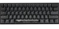 Ducky Mecha Mini Gaming Keyboard, MX-Speed-Silver, RGB-LED - Black klaviatūra