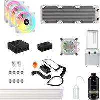 CPC Corsair Hydro X iCUE XH405i RGB Kit white procesora dzesētājs, ventilators