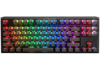 Ducky One 3 Aura Black TKL Gaming Keyboard, RGB LED - MX-Silent-Red klaviatūra