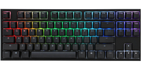 Ducky One 2 TKL PBT Gaming Keyboard, MX-Blue, RGB LED - black klaviatūra