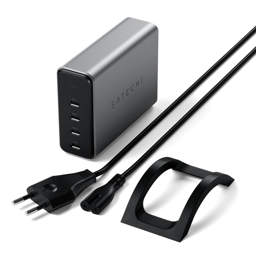 Satechi 165W GaN PD charger with 4 USB (ST-UC165GM-EU) 0810086360352 iekārtas lādētājs