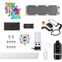 CORSAIR Hydro X Series iCUE XH305i RGB PRO Custom - liquid cooling system kit procesora dzesētājs, ventilators