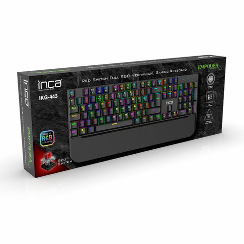 INCA Gaming Tastatur IKG-443  Mechanisch red switch klaviatūra