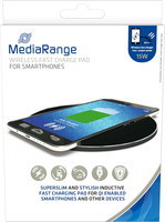 MediaRange induktive Schnellladest. f. Smartphones 15W schw Baterija