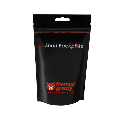 Thermal Grizzly AM5 Short Backplate Black procesora dzesētājs, ventilators