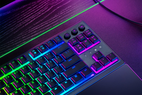 Razer Ornata V3 Tenkeyless RGB LED light,  NORD, Wired, Black, Mechanical Gaming keyboard klaviatūra