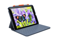 LOGITECH RUGGED LITE F. IPAD 7.+8.+9.GEN - CLASSIC BLUE - DEU - EMEA-914 klaviatūra