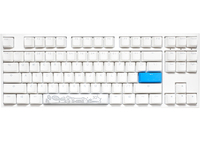 Ducky One 2 TKL PBT Gaming Keyboard, MX-Black, RGB LED - White klaviatūra