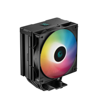 DeepCool AG400 Digital BK ARGB Processor Air cooler 12 cm Black 1 pc(s) procesora dzesētājs, ventilators