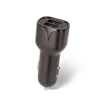 Maxlife MXCC-01 2xUSB Fast Charge Premium Auto Lādētājs 12 / 24V / 2.4A Melns iekārtas lādētājs