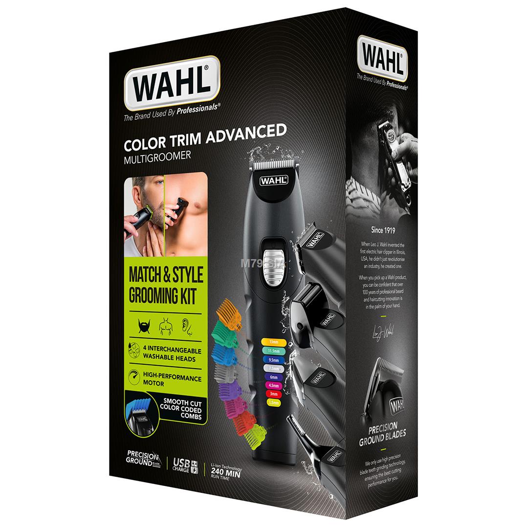 Wahl, Colour trim, melna - Trimmeru komplekts  9893.0464 (5996415036794) LED Televizors