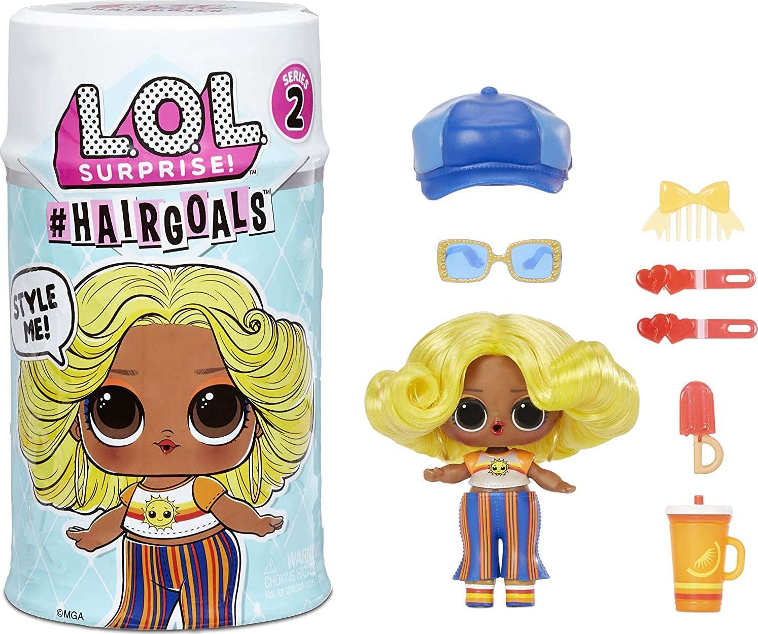 MGA L.O.L. Surprise Hairgoals z laleczka z wlosami do czesania 008819 bērnu rotaļlieta