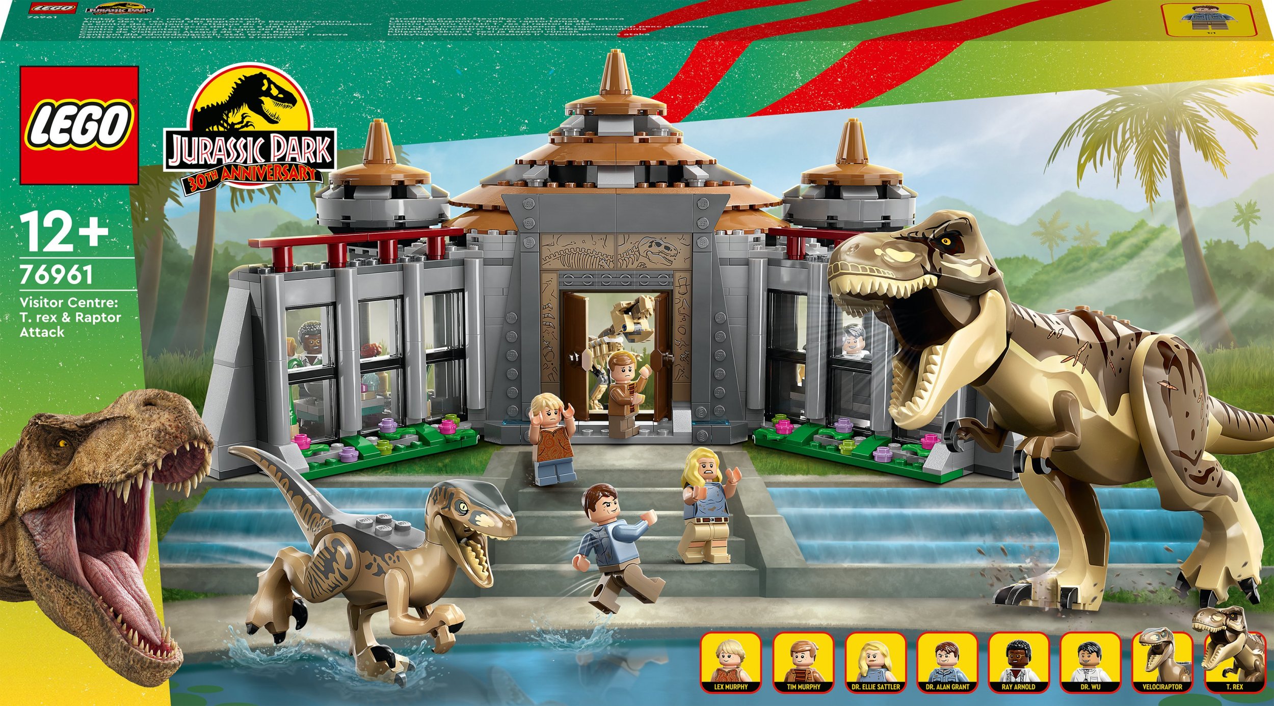 LEGO Jurassic 76961 T.Rex & Raptor Attack LEGO konstruktors