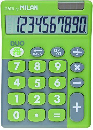 Kalkulator Milan Kalkulator 10 pozycyjny Touch Duo zielony WIKR-957374 (8411574045113) kalkulators