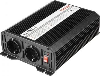 Przetwornica Kemot 1000 W / 2000 W URZ3169 (5901436734352) Strāvas pārveidotājs, Power Inverter